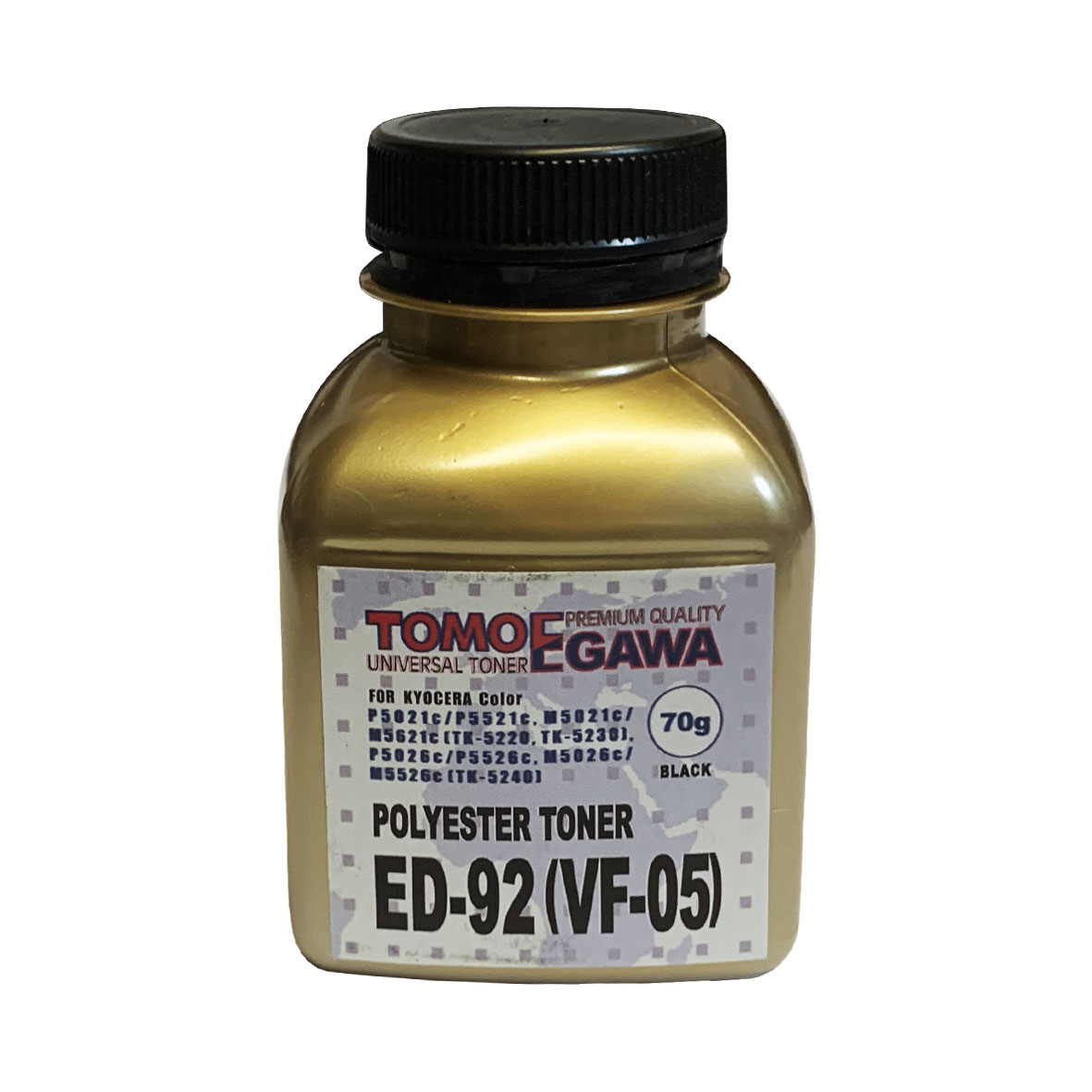 Тонер для KYOCERA FS Color Универсал тип ED-92 ( VF-05) (фл,70,черный ,TOMOEGAWA ) Gold ATM