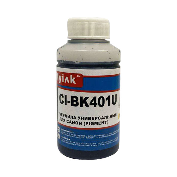 Чернила универсальные для CANON (70мл, Black, Pigment ) CI-BK401U MyInk