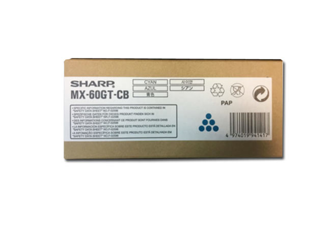 Картридж Sharp Sphinx/Phoenix/Griffin (O) MX60GTCB/MX61GTCB, голубой, 12К