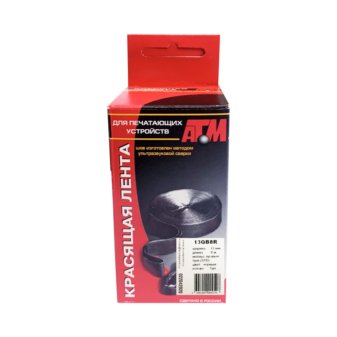 Лента крас STD (13мм x 8м/п.мебиус) 7шт ATM