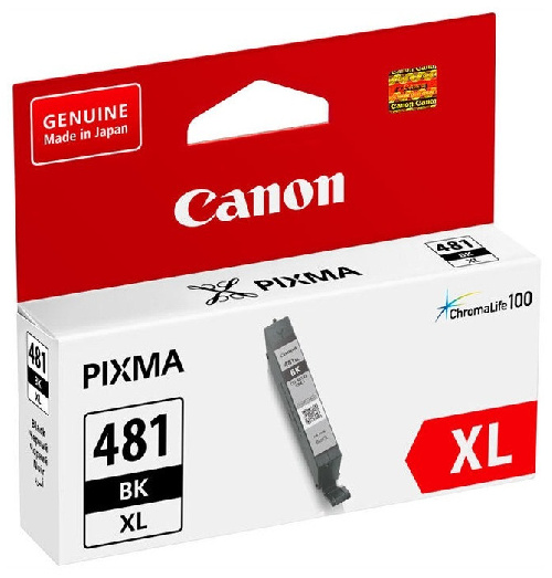 Картридж Canon PIXMA TS6140/TS8140/TS9140/TR7540/TR8540 (O) CLI-481Bk XL / 2047C001 чёрный
