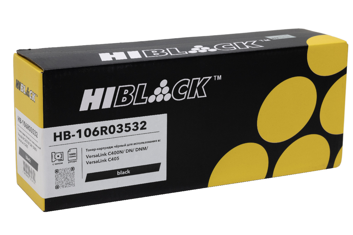 Картридж Xerox VersaLink C400/C405 (Hi-Black) 106R03532, Bk, 10,5K **