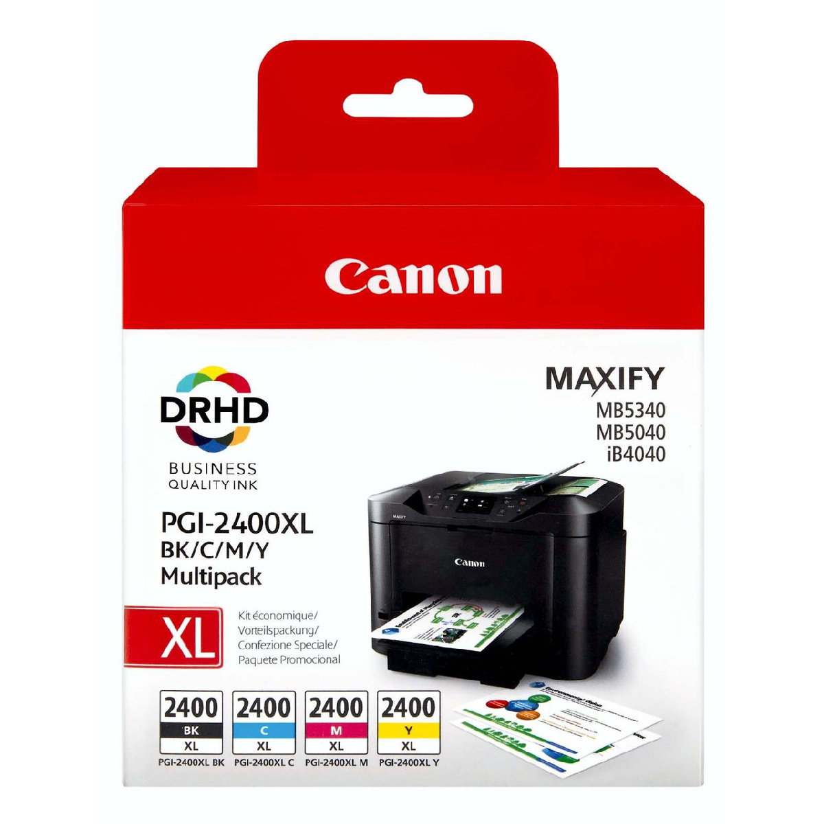 Картридж Canon MAXIFY iB4040/MB5040/ MB5340 (O) PGI-2400XL / 9257B004, CMYK, комплект