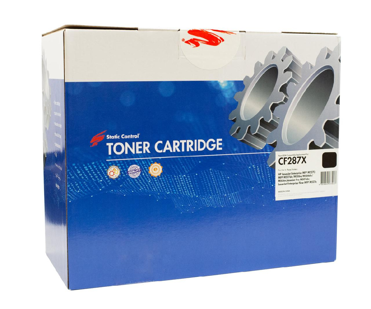 Картридж HP LJ M506dn/M506x/M527dn/M527f/M527c (Static Control ) CF287X, 18K