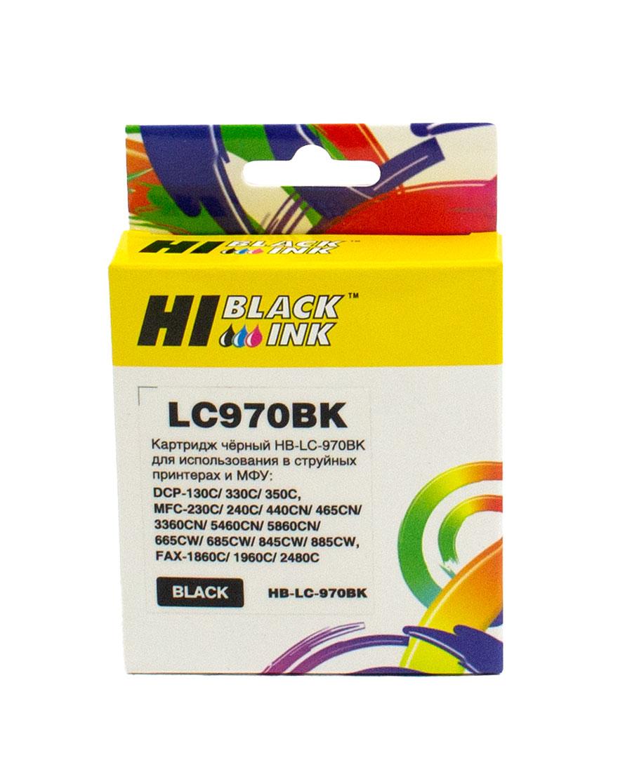 Картридж Brother MFC-260c/235c/DCP-150c/135c (Hi-Black) LC970Bk/LC1000Bk, black
