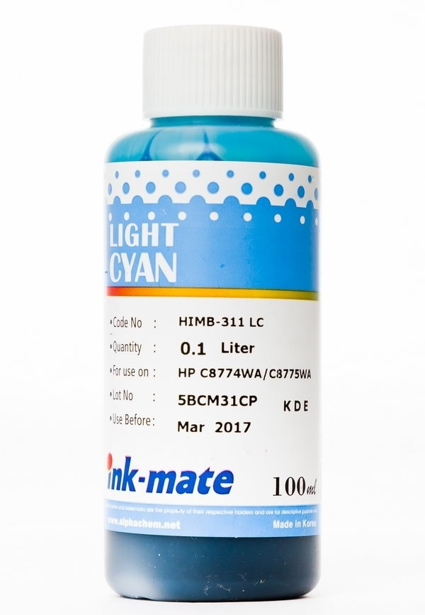 Чернила HP (Ink-Mate) 100 мл, HIMB-311LС (св. синий)