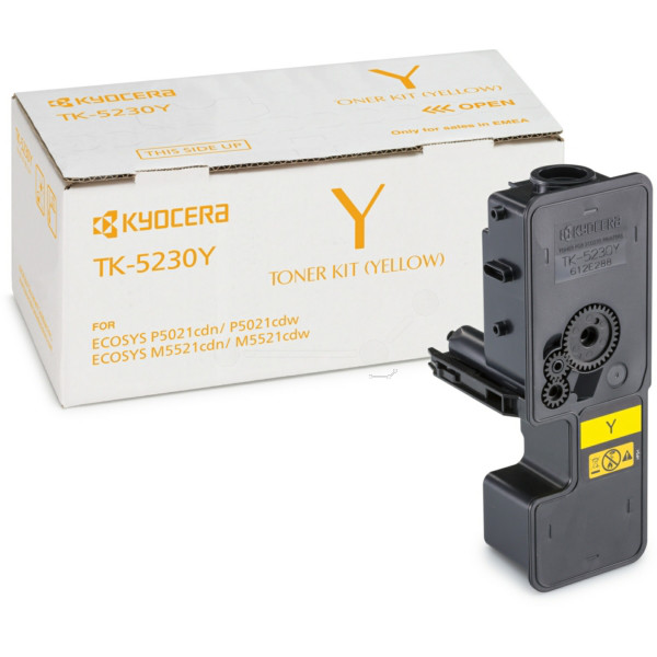 Картридж Kyocera P5021cdn/M5521cdn (O) TK-5230Y, Y, 2.2K / 1T02R9ANL0