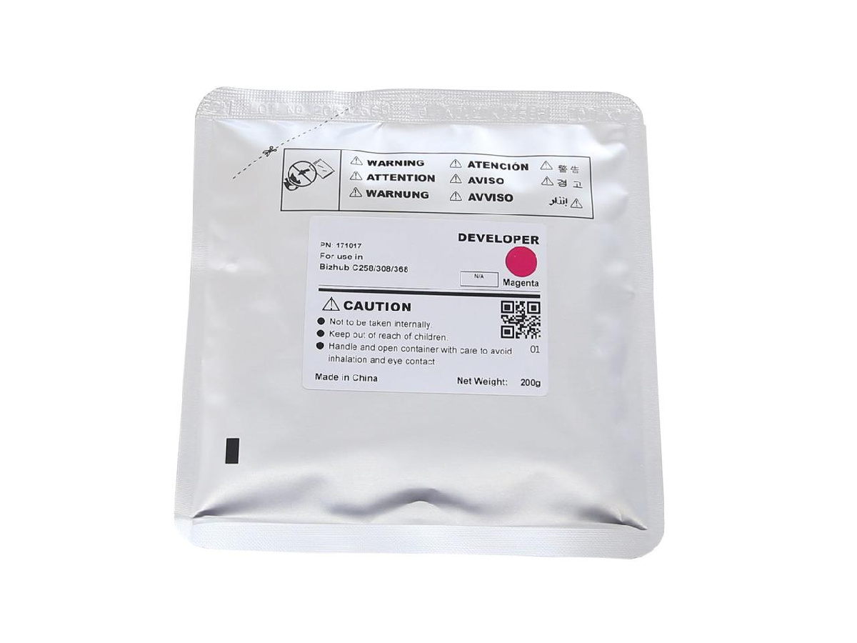Девелопер KONICA MINOLTA Bizhub C258/C308/C368 (CET) Magenta, 200г, 600K, CET171017