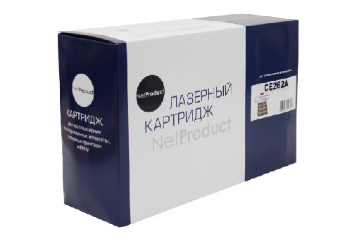 Картридж HP CLJ CP4025/4525 (NetProduct) CE262A, Y, 11K, ВОССТАН.