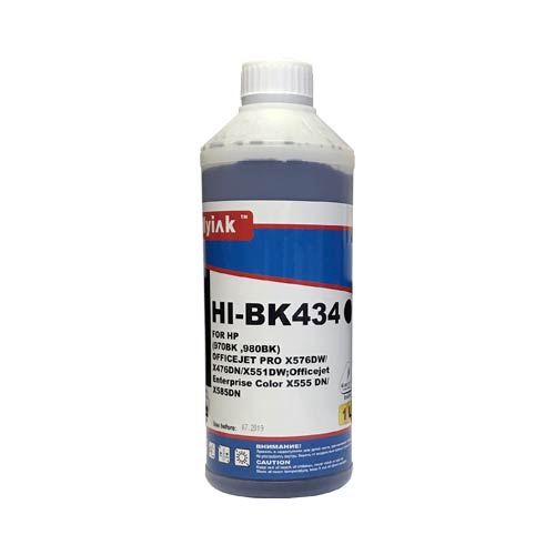 Чернила для HP (970) (1л, black,Pigment) HI-BK434/ LI-BK434 EverBrite MyInk