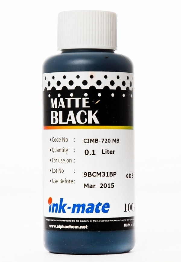 Чернила Canon (Ink-Mate) 100 мл, CIMB-720MBK (матовый черный) пигмент