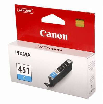 Картридж Canon PIXMA iP7240/MG6340/MG5440 (O) CLI-451C / 6524B001, синий