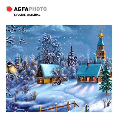 Плёнка самоклеящаяся A4, 135 г/м2, 10л, ПЕРЛАМУТР, AGFA