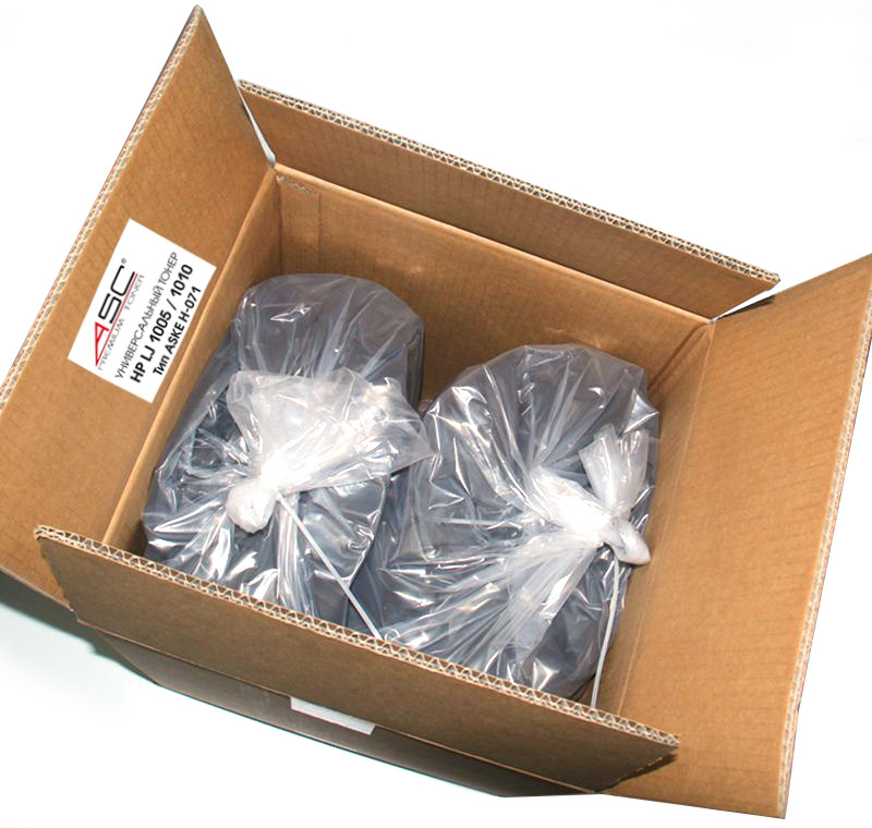 Тонер HP LJ 1005/1010 Универсальный (ASC) (Тип ASKE H-071), Bk, 2 х10кг, коробка