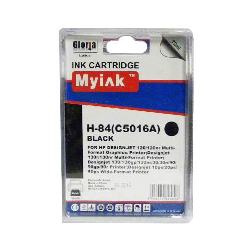 Картридж HP DesignJet 30/130/130nr C5016A Black MyInk ( 84)