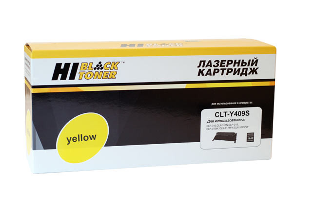 Картридж Samsung CLP-310/315/CLX-3170fn/3175 (Hi-Black) CLT-Y409S, Y, 1K