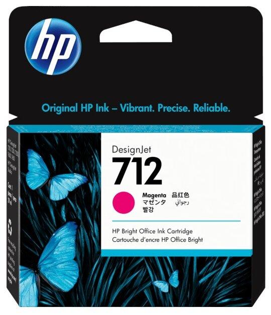 Картридж HP DesignJet T230/T250/T630/T650 (O) 712/3ED68A, M, 29 ml