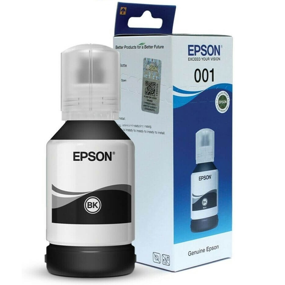 Чернила Epson 001/ C13T03Y198/ C13T03Y100 для EcoTank L4150/L4260/L14150 (O) Bk