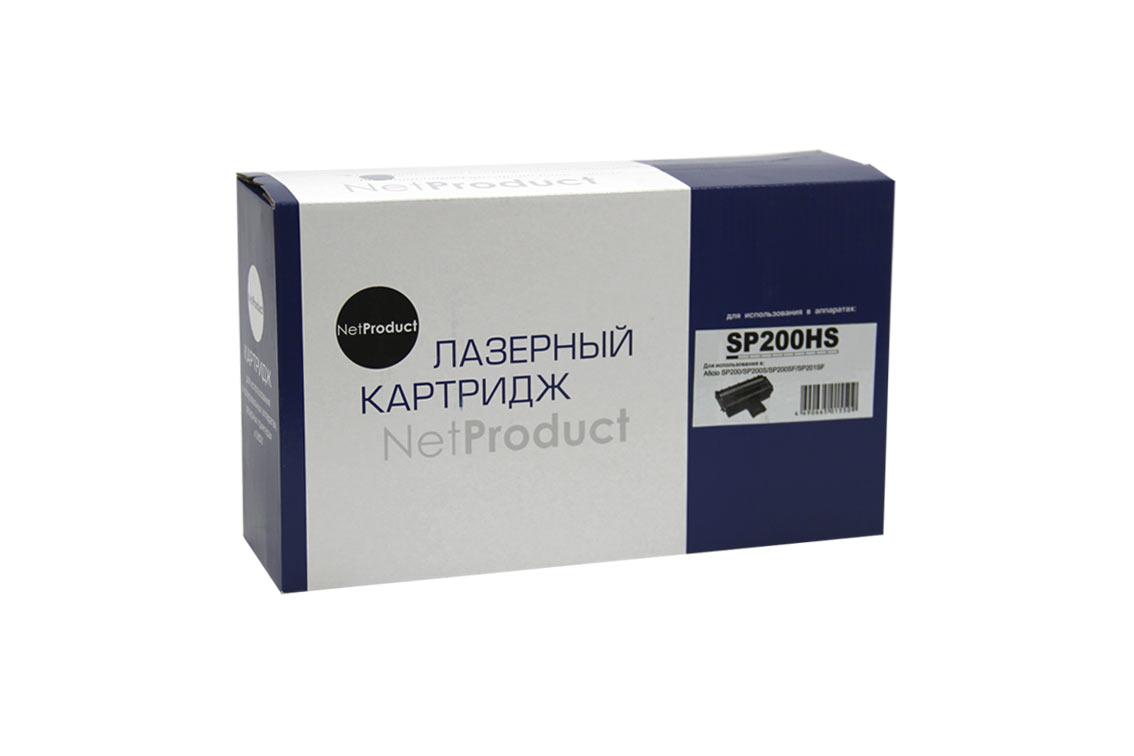 Картридж Ricoh Aficio SP 200N/SP202SN/SP203SFN (NetProduct) SP200HS/ SP200HE, 2,6K