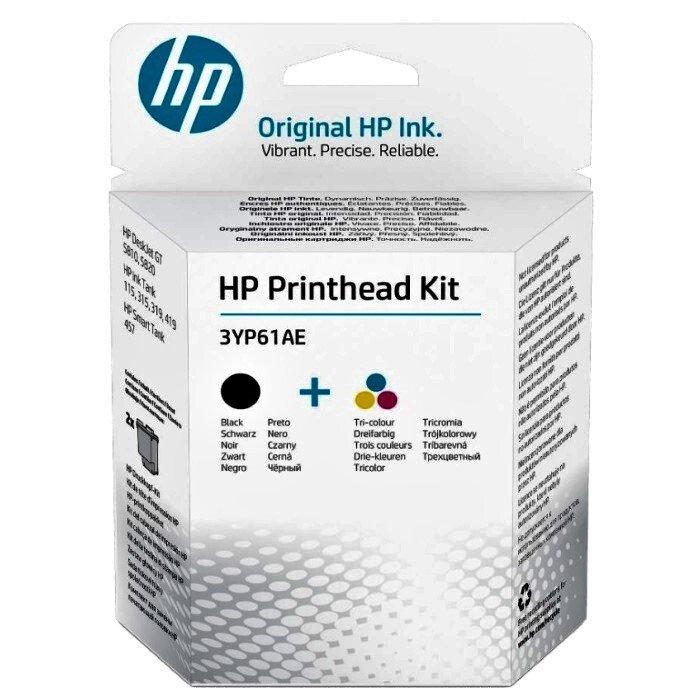 Печатающая головка HP Ink Tank 3YP61AE комплект (M0H50A+M0H51A)(6ZA18AE+6ZA11AE) (O) черный, трехцв.