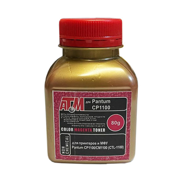 Тонер для Pantum CP1100/CM1100 (CTL-1100) (фл,80,красный,NonChem) Gold ATM
