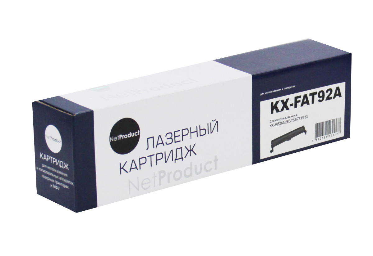 Картридж Panasonic KX-MB263/283/763/773/783 (NetProduct) KX-FAT92A, 2К