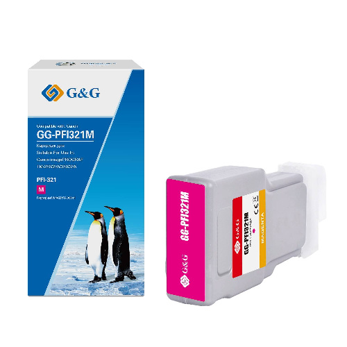 Картридж Canon iPF TM-250/255/350/355 G&G, аналог Canon 6269C001 пурпурный 300ml
