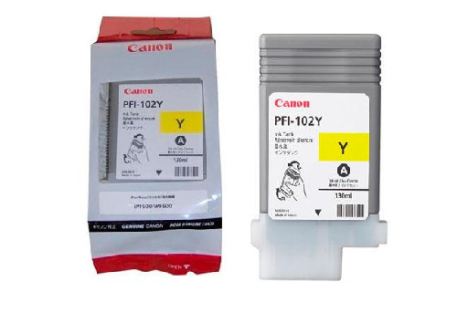 Картридж Canon IPF 500/600/605/700/710 (O) PFI-102Y/0898B001, 130 мл