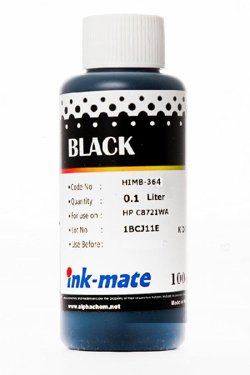 Чернила HP (Ink-Mate) 100 мл, HIMB-364PA Bk (фото черный)