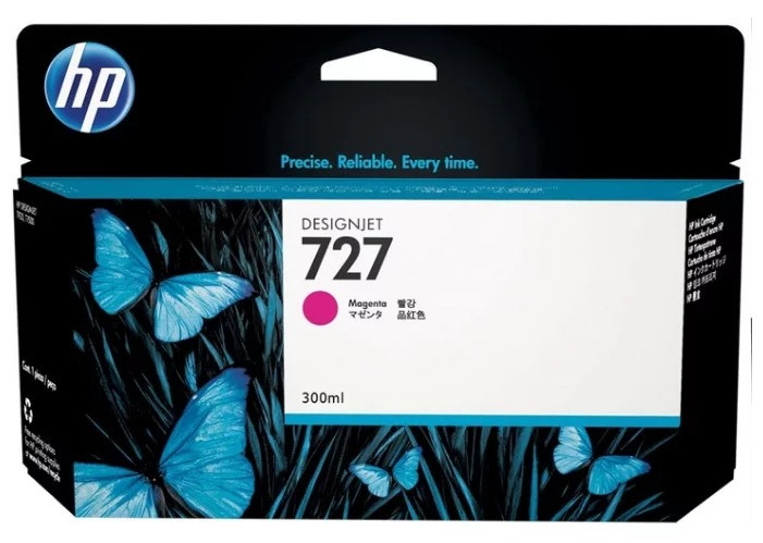 Картридж HP DesignJet T920/T1500, 300ml (O) Magenta F9J77A/№727