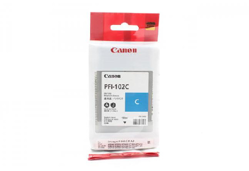 Картридж Canon IPF 500/600/605/700/710 (O) PFI-102C/0896B001, 130 мл