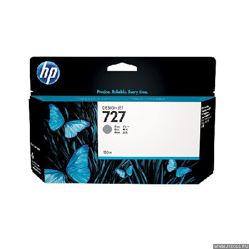 Картридж HP DesignJet T1500/T2500/T920 (O) B3P24A, №727, grey