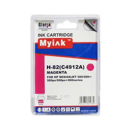 Картридж HP Designjet 500/800 (MyInk) C4912A/№82 M (72ml, Dye)