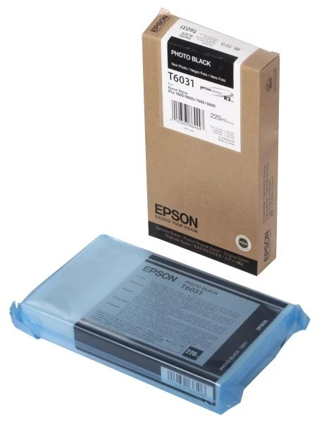 Картридж Epson Stylus Pro 7800/9800/7880/9880 (O) C13T603100, черный фото, 220 мл
