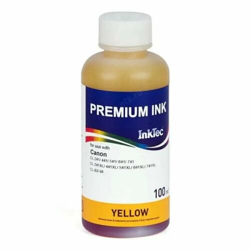 Чернила Canon CL-441/441CXL (InkTec) (C5041) Y, 0,1 л. (ориг.фасовка)