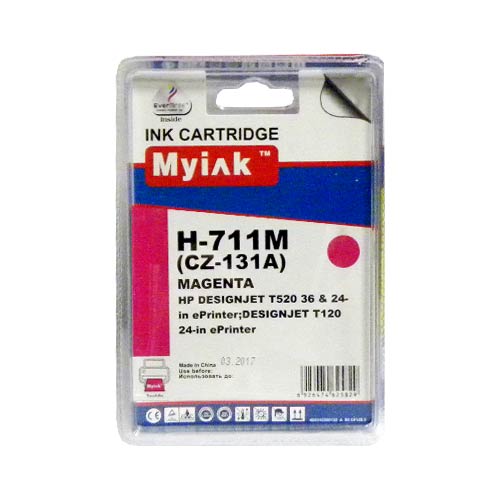 Картридж HP Designjet T120/520 CZ131A Magenta (26ml, Dye) MyInk (HP 711)