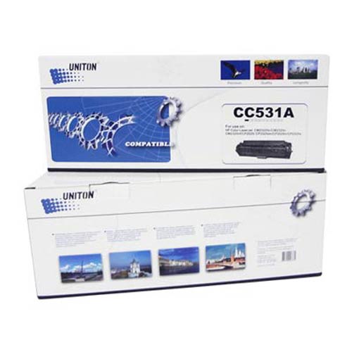 Картридж для HP CC531A (304А)/ CANON LBP-7200 Cartridge 718C синий (2,8K) UNITON Premium