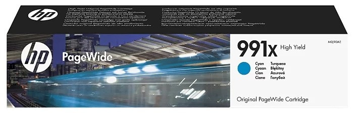 Картридж HP PW Pro 755/772/777 (O) 991X/M0J90AE, 16K, голубой