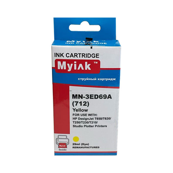 Картридж HP DesignJet T230/T250/T630/T650 (MyInk) 712/3ED69A, Y