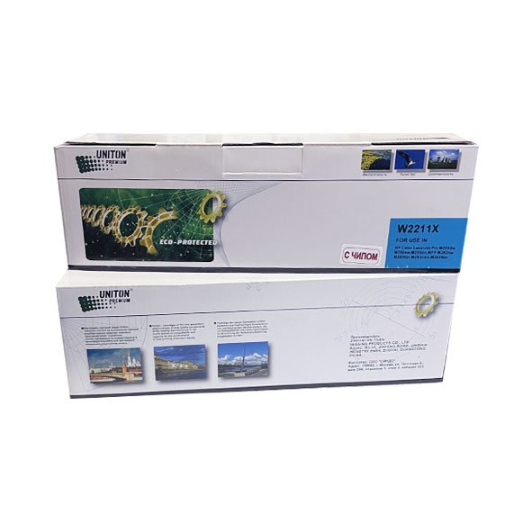 Картридж для HP W2211X (207X) синий (2,45K) UNITON Premium GREEN LINE (Eco Protected)