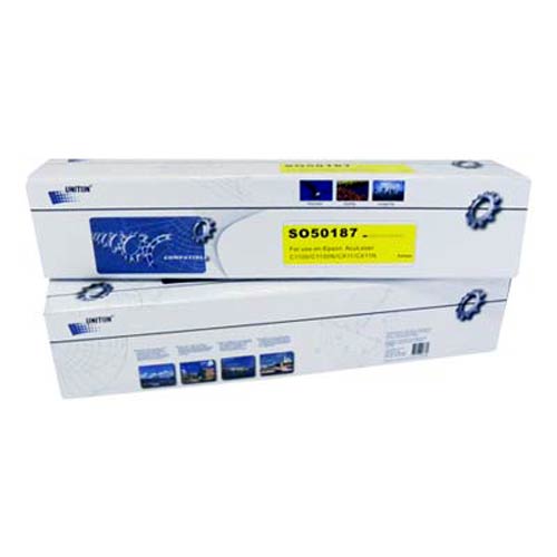 Картридж для EPSON AcuLaser C1100/CX11N (S050187) Toner Cartr жел (4К) UNITON Premium