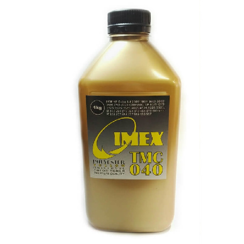 Тонер HP CLJ TMC-040 универсальный (IMEX), Y, Cферизованный, 1x10 кг, коробка