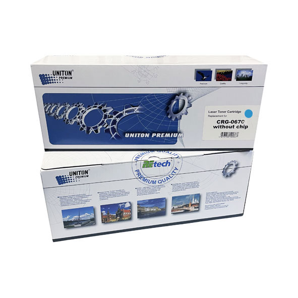 Картридж CANON LBP-631/633, MF651/655/657 Cartridge 067C синий (1,25K) БЕЗ ЧИПА!!! UNITON Premium