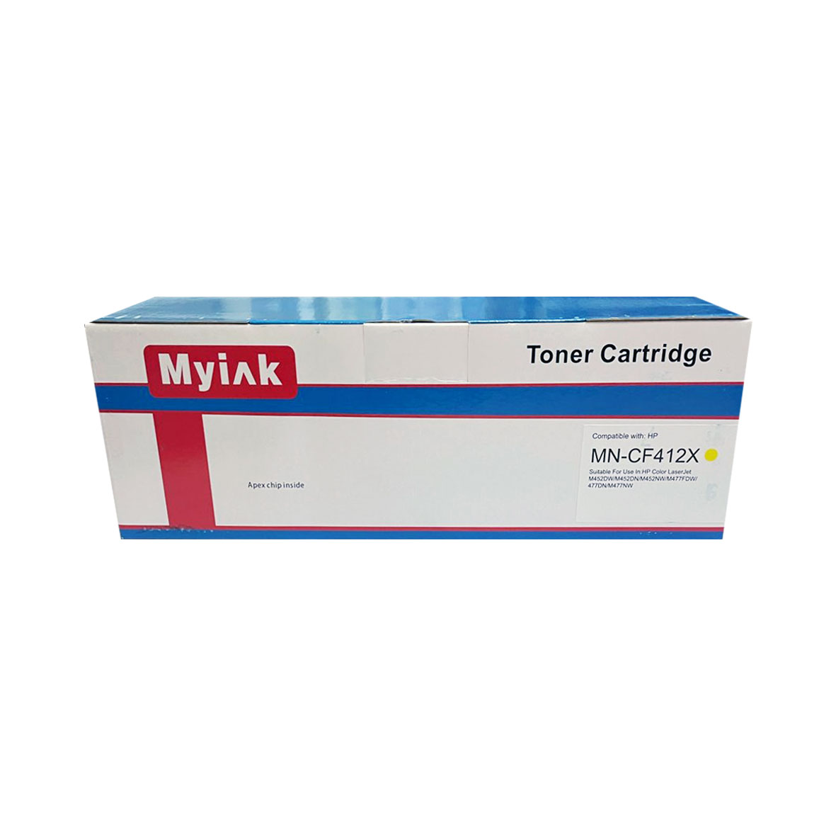 Картридж для HP Color LJ M452/M477 CF 412X (410X) желтый (5K) MyInk