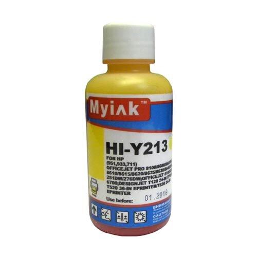 Чернила MyInk HP (951/933/711), HI-Y213, 100 мл, Y (желтый)