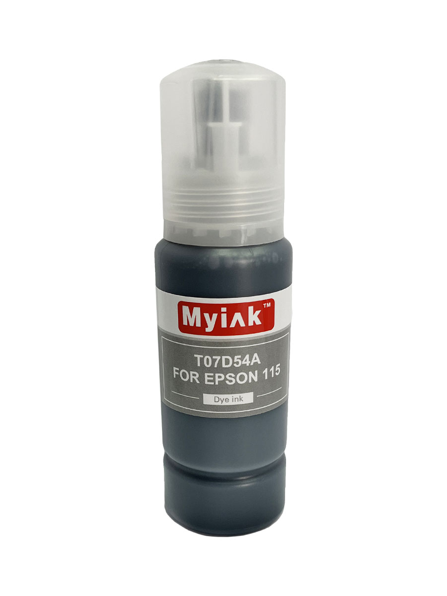Чернила для EPSON EcoTank (115) (T07D54A) L8160 / L8180 (100мл,grey) MyInk