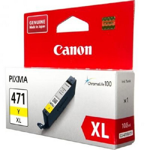 Картридж Canon PIXMA MG5740/MG6840/MG7740 (O) CLI-471XL Y / 0349C001 желтый увелич