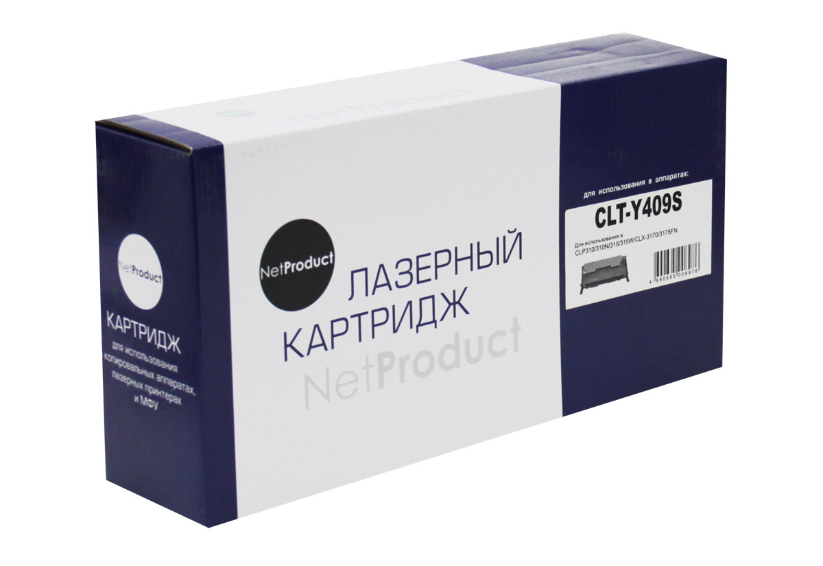 Картридж Samsung CLP-310/315/CLX-3170fn/3175 (NetProduct) CLT-Y409S, Y, 1K