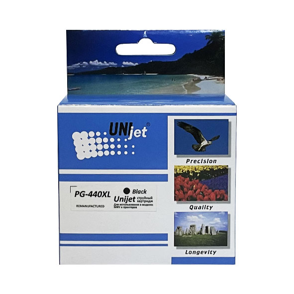 Картридж CANON PIXMA MG2140/3140/4140 (R) Black (20ml) Unijet PG-440XL