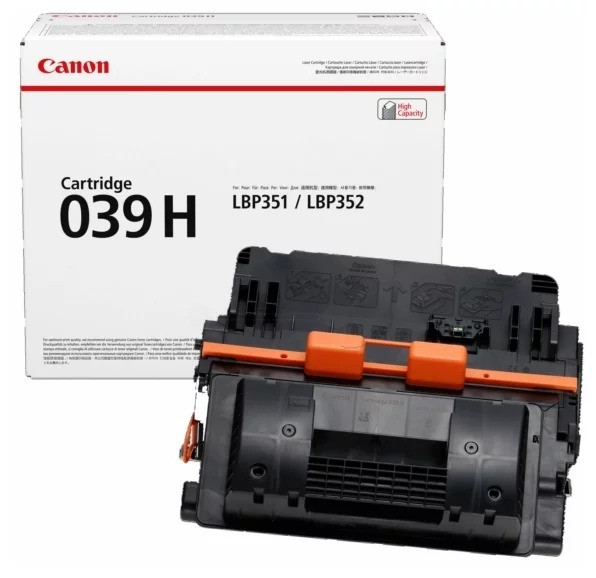 Картридж Canon i-SENSYS LBP-351, LBP-352 25К (O) 039H BK/0288C001 чёрный